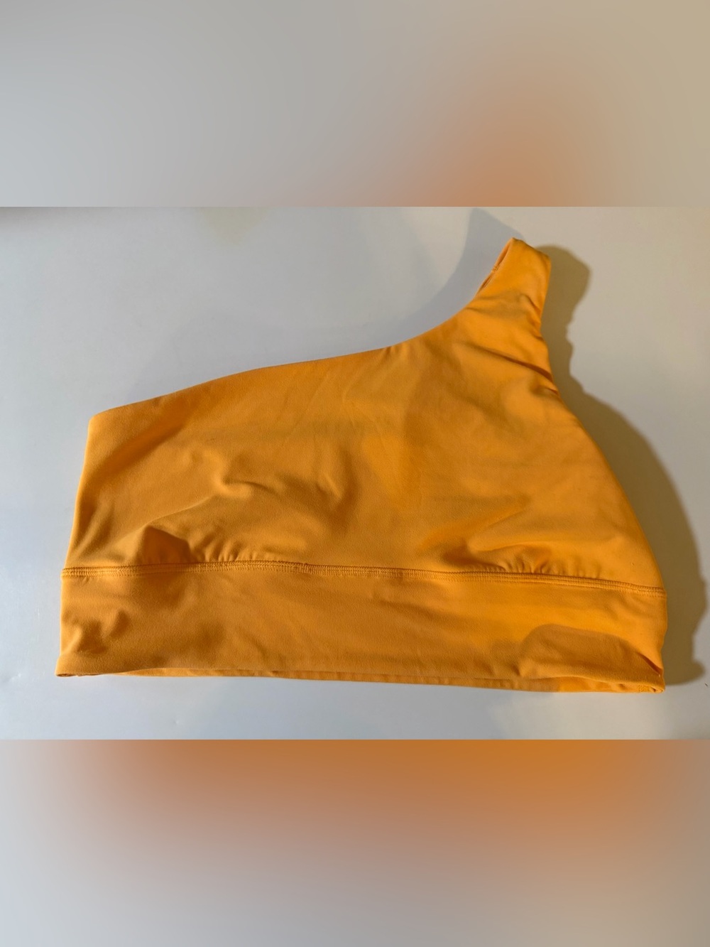 Lululemon Align Asymmetrical Bra (Light Support, A/B Cup) Size 14 Orange